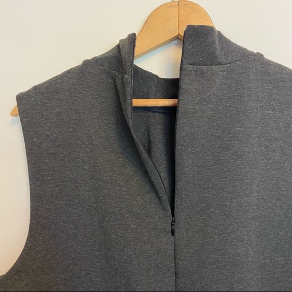 J. Crew Charcoal Mock-neck Ponte Shell XXL - Picture 4 of 8